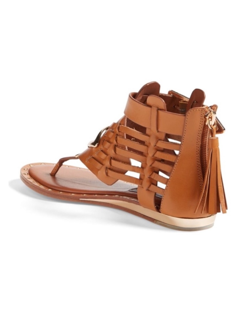 NEW Ivy Kirzhener Bella Trix Sandal size 6 women’s shoes brown gold - Picture 2 of 10